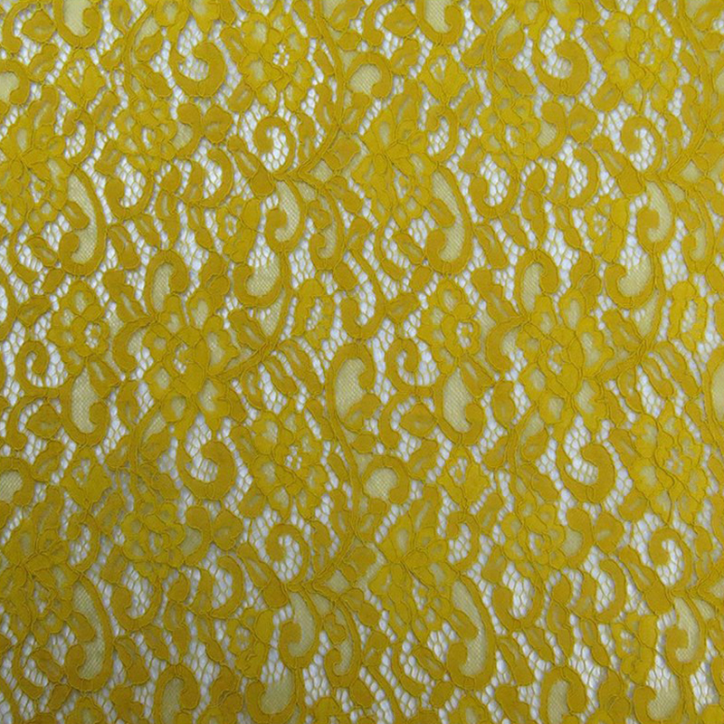 Lace Fabric Dress Cutwork Nylon for Women's Wear Wholesale Supplier 15